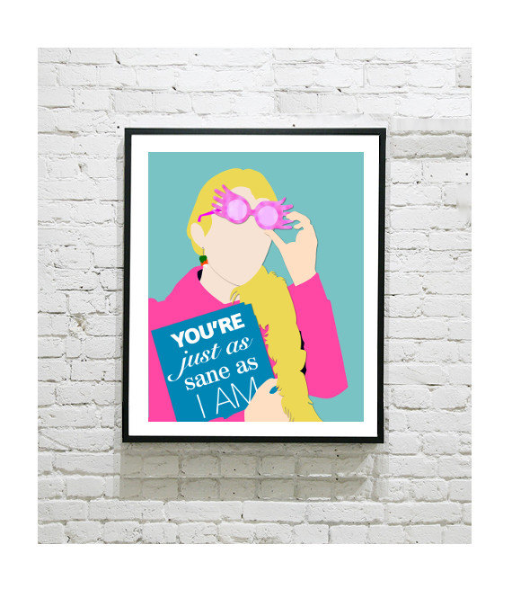 Art Poster Harry Potter - Luna Lovegood