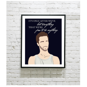 Fight Club Art Print Lost Everything