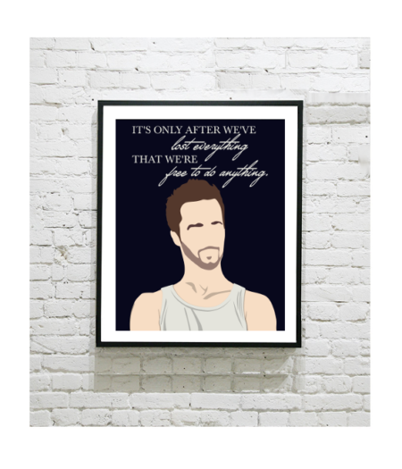 Fight Club Art Print Lost Everything