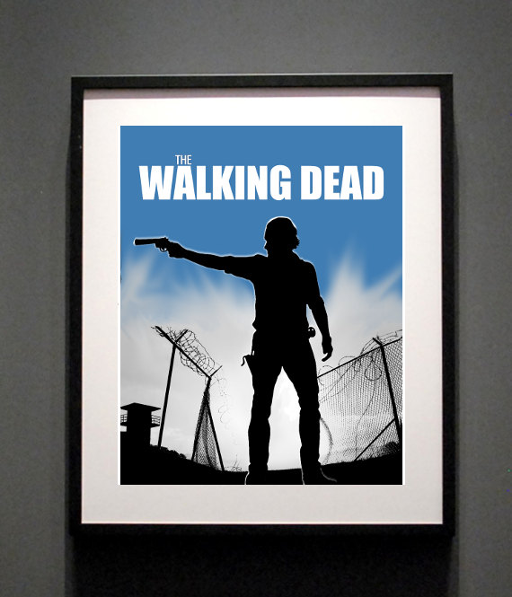The Walking Dead Art Print Prison