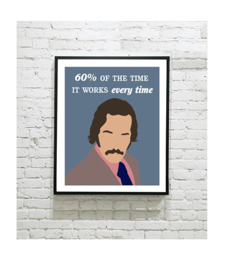 Anchorman Art Print - Brian Fantana