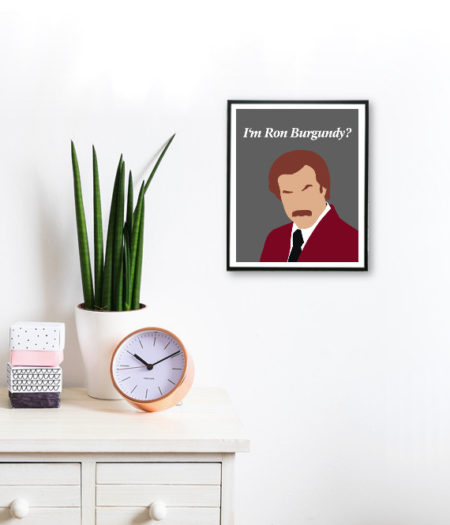 Anchorman Art Print - Ron Burgundy I'm Ron - Image 2
