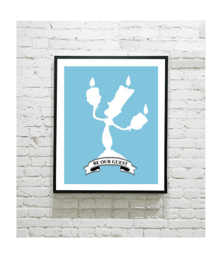 Disney Art Print - Beauty and the Beast - Be Our Guest