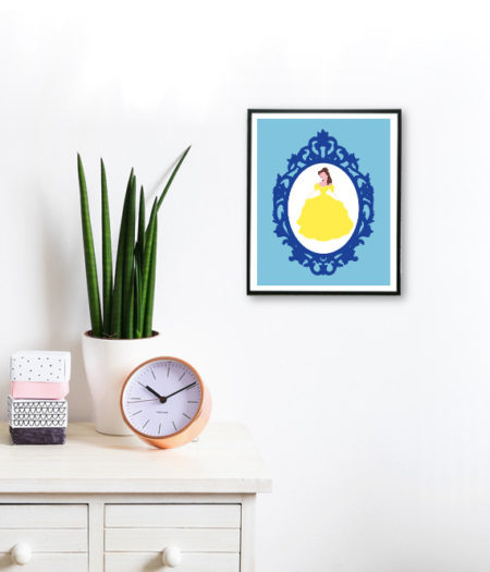 Disney Art Print - Beauty and the Beast - Belle Frame - Image 2