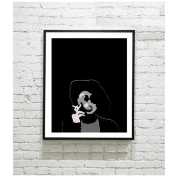 Fight Club Art Print - Marla Singer - Helena Bonham Carter