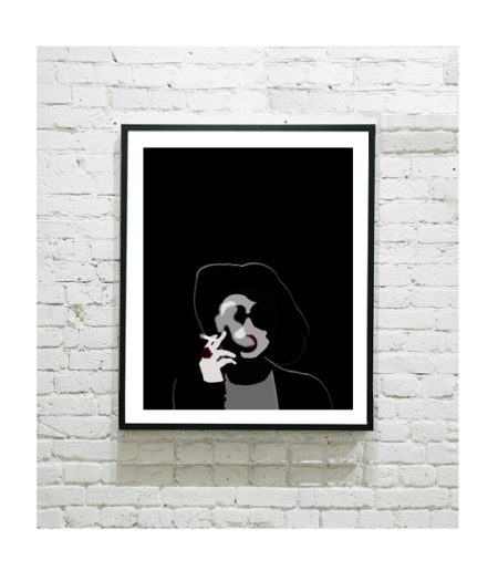Fight Club Art Print - Marla Singer - Helena Bonham Carter