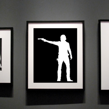 The Walking Dead Art Print - Rick Grimes Silhouette